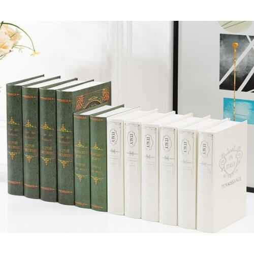 6pcs Nordic Simulation Book Decoration Model Fake Books Model Photographic Props Book Software Accessories Household Decorative