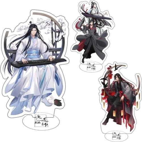 Anime Mo Dao Zu Shi Cosplay Lan Zhan Wei Wuxian Cosplay Cartoon Acrylic Stand Figure Model Plate Gifts CS699