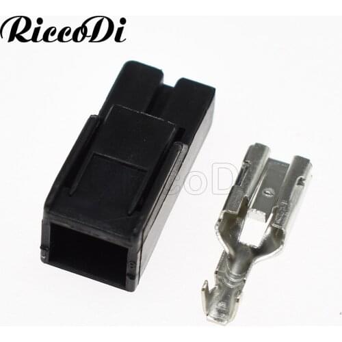 5/10/20Kit 1 Pin Automotive Conenctor 6.3mm Series Auto Plug Female For Car Wiring Harness