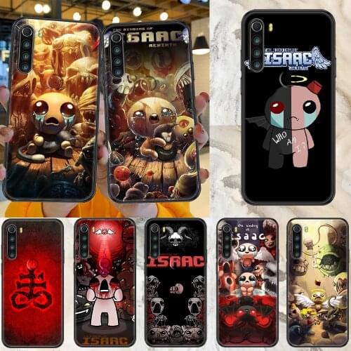 The Binding of Isaac game Phone case For Xiaomi Redmi Note 7 7A 8 8T 9 9A 9S 10 K30 Pro Ultra black soft waterproof art bumper