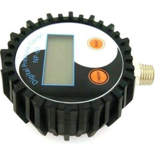 Digital Vacuum Pressure Gauge Pressure Gauge Hydraulic Air Compression Gauge Pressure Gauge Barometer Range 3-200 PSI (1.4MPA)