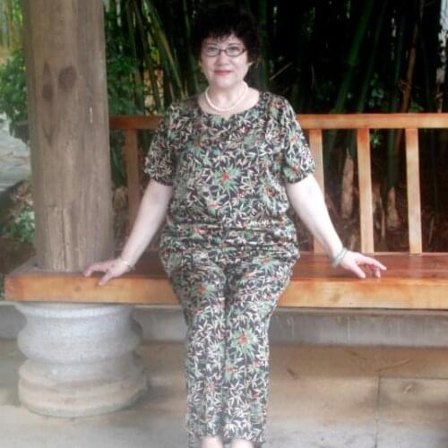 Plus Size Womens Clothing 7xl Summer Black Two Piece Sets Women Printed Tracksuit Tops And Pants Sets Oversized Sets DJ561