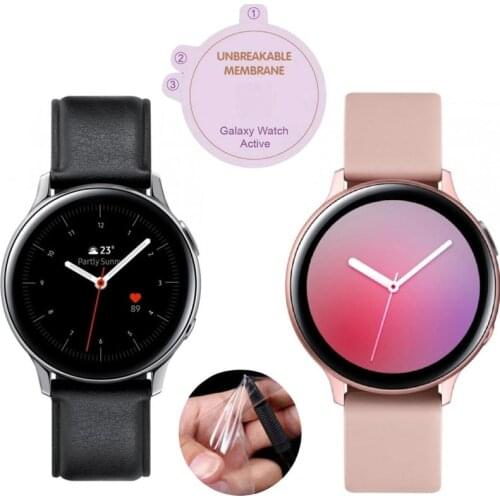 Hydrogel Soft Protective Film Guard For Samsung Galaxy Watch Active 2 40mm/44mm Active2 SmartWatch Screen Protector Full Cover