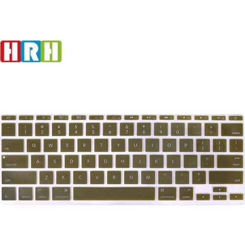 HRH NEW Colors Silicone Keyboard Covers Keypad Skin Protector For Macbook Air 11" 11.6