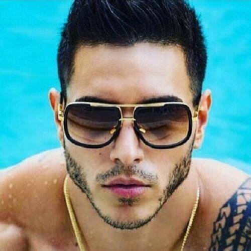 2020 Classic oversized mens sunglasses luxury brand woman mach a square sunglasses retro sunglasses UV Women ins Popular