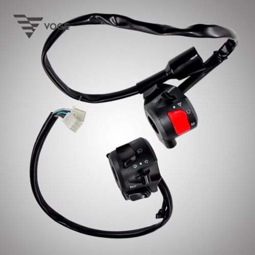 Motorcycle Lx500r Lx500 Original Left and Right Brake Handle Switch for Headlight Steering Light Apply for Loncin Voge