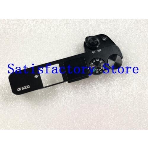 90%NEW A6000 Top Cover Power Swich Shutter Button For SONY A6000 ILCE-6000 ILCE6000 Camera Replacement Unit Repair Part