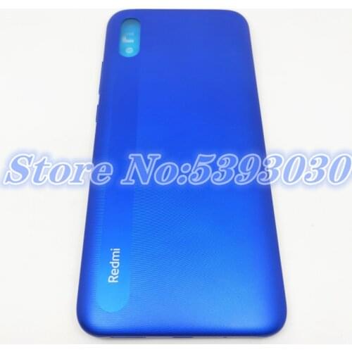 New For Xiaomi Redmi 9A Battery Back Cover Rear Housing Door Case With Power Volume Buttons Back Cover Replacement