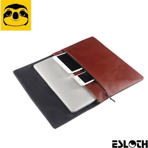 New ESLOTH CT46 Multi-use Design Sleeve Cases For Macbook 12 inches/Air 11.6" 13.3" /Pro retina 13.3 inches Business Laptop Bags