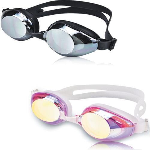 Electroplating Anti fog Swimming Eyewear UV Protection Waterproof Male Female Swim Goggles Diving Surfing Glasses For Men Women