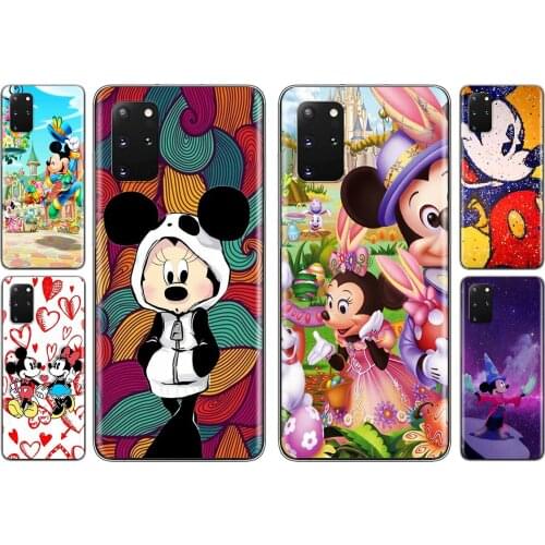 Mickey Minnie lovely For Samsung S20 FE A91 A81 A72 A71 A52 A51 A42 A41 A32 A31 A21 A12 Lite Transparent Phone Case