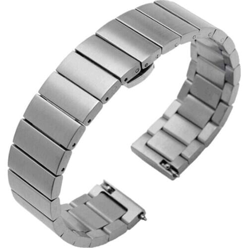 20/22mm Watch Band for Samsung Galaxy Watch 42/46mm Stainless Steel Strap Replacement Metal Wristband for Galaxy Watch