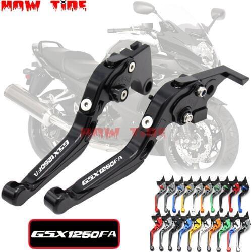 For SUZUKI GSX1250 F/SA/ABS GSX1250FA GSX 1250 FA 2010-2016 Motorcycle Folding Extendable Brake Clutch Levers