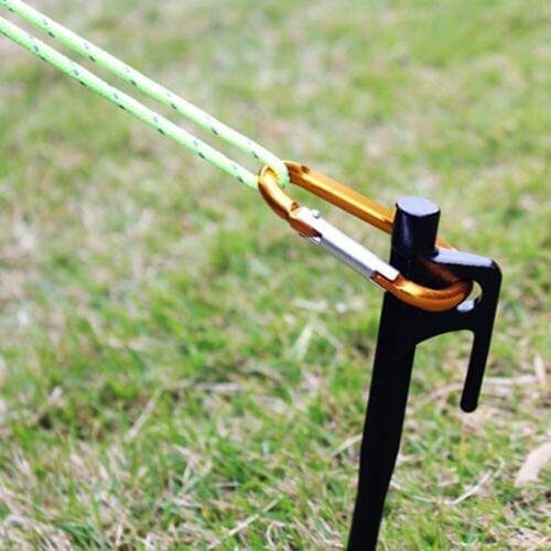 1 Pcs 20cm/30cm/40cm Heavy duty Steel Camping Awning Tent Stakes Pegs Canopy Shelter