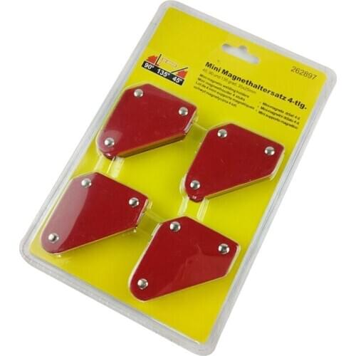 4 Pcs/set Triangle Welding Positioner 9Lb Magnetic Holder Strong Angle Soldering Locator Tools