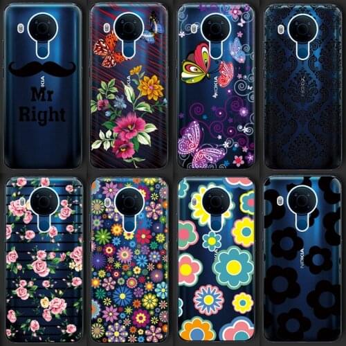 For Nokia 5.4 TA-1333 Shockproof Silicone Phone Case For Nokia 5.4 TA-1340 Case Covers Transparent Protection Back Cover