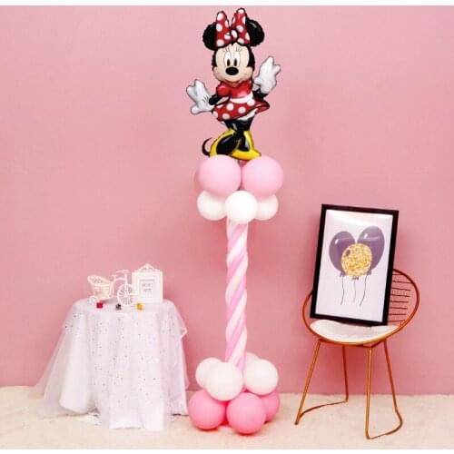 Disney Babys First Birthday Party Decoration Column Road Leading Balloons Cartoon Birthday Decoration Mickey Balloons