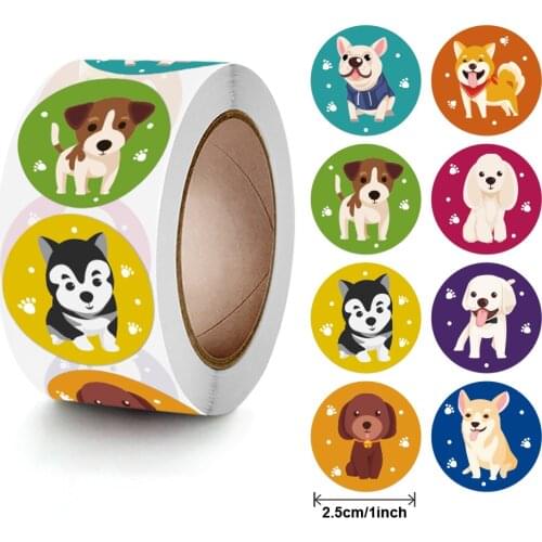 50-500pcs Cartoon animal Sticker for Kids Classic Toy Cartoon Sticker for School Teacher Encourage Motivational Reward Sticker