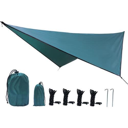 Waterproof Sunscreen Outdoor Camping Tent Awning Picnic Travel Beach Camp Mat Sun Shade Shelter Tent Accessory Canopy 360*290cm