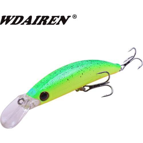 1Pcs Pike Fishing Lures 10cm 9g Minnow Bait Crankbait Isca Artficial Hard Bait Fishing Wobblers Bass Fake Fish Carp