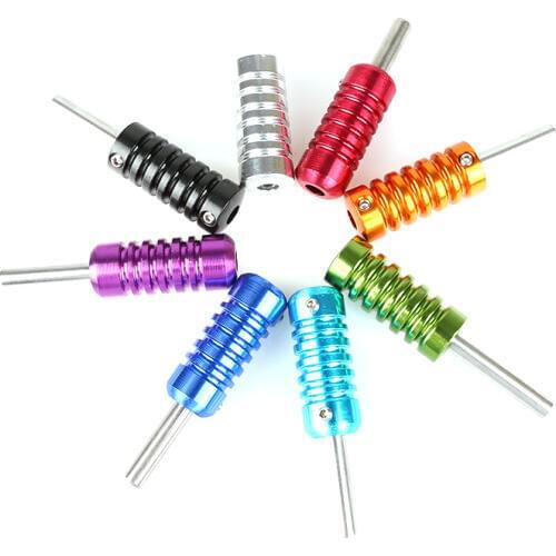 2 pcs/Lot High Quality Aluminum Alloy Handmade Tatttoo Machine Grip 22mm Diameter Tattoo Grip TG2104