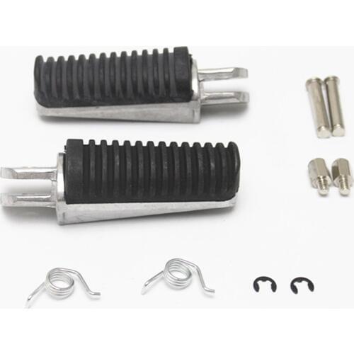 2 Piece Step Bar Foot Pegs Footrest Replace for Yamaha MT03 2006-2009 Motorbike