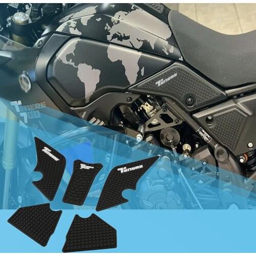 2019 2020 2021 Motorcycle Non-Slip Side Fuel Tank Stickers Waterproof Rubber Sticker For YAMAHA Tenere 700 T700 XTZ 700 T7 RALLY