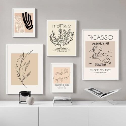 Picasso Matisse Abstract Art Canvas Painting Living Room Bedroom Cafe Internet Nordic Style Wall Art Pict