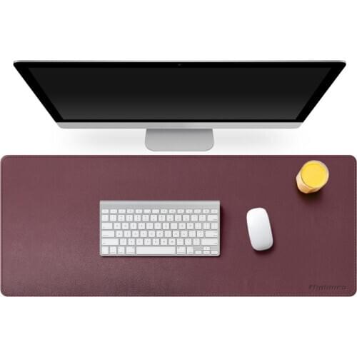 Large Office Computer Desk Mat Modern Table Keyboard Mouse Pad Leather Laptop Soft Cushion Office Supplies Accessories