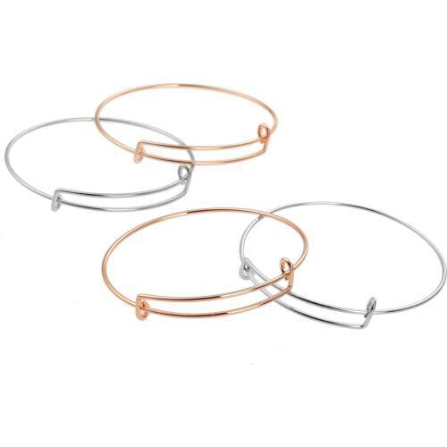 Bracelet For Women Alex And Ani Adjustable Stainless-Steel Cable Bangle Bracelets With Charms Bracelet Femme Jewelry Wholesale