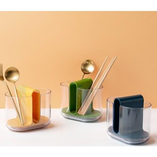 Household Drain Chopsticks Rack Spoon Storage Rack Chopsticks Cage Multifunctional Kitchen Bathroom Chopsticks Tube