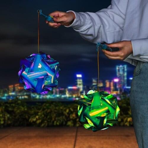 Colorful Luminous Lantern Portable Flashing LED Light Lamp Children Kids Toy Gift New Year Party Decor