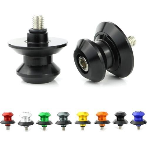 For Kawasaki ZX6r ZX-6R ZX-6RR 636 ZX10R ZX-10R Motorbike CNC Aluminum Alloy Swingarm Stand Bobbins Spools Slider