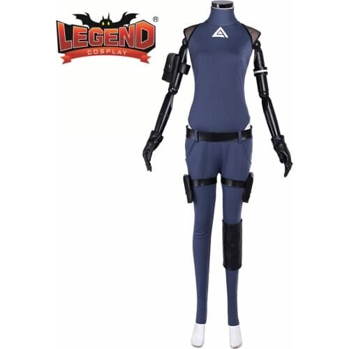 Game anime Ghost in the Shell Kusanagi Motoko cosplay costume jumpsuit bodysuit