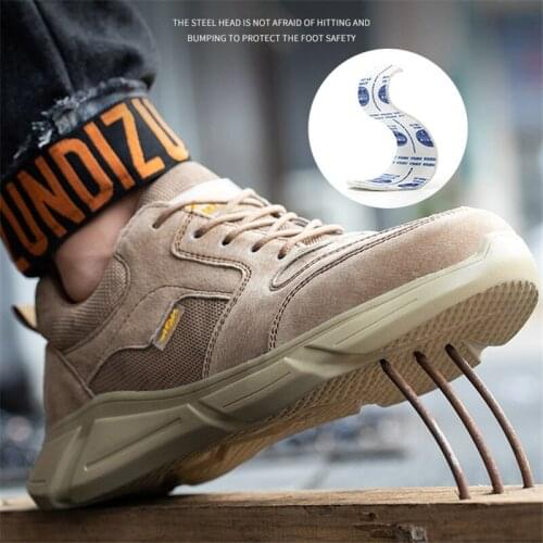 Light Steel Toe Cap Work Safety Shoes Fashion Boots Mens Shoes Waterproof Breathable Insulation Power Work Protection Shoes