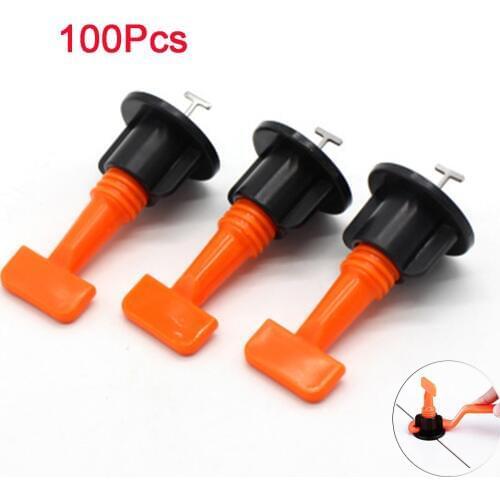 100Pcs Reusable Anti-Lippage Tile Leveling System Locator Tool for Ceramic Floor Wall leveling system