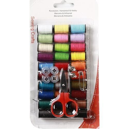 Newly High Quality 30 Color DIY Handmade Sewing Tools Household Sewing Set Durable Polyester Colorful Clothes Sewing Thread