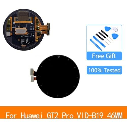 Original LCD For Huawei Watch GT 2 Pro LCD Display Touch Screen Digitizer For Huawei GT2 Pro VID-B19 46MM LCD Screen Replacement