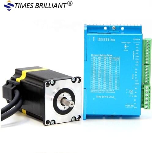 Beijing electric equipment nema 23 2.5Nm close loop stepper motor cnc stepper motor driver kit