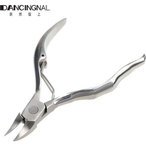 New 1Pcs Professional Stainless Steel Toe Finger Cuticle Nipper Trimmer Nails Scissors Nail Art Clipper Manicure Pedicure Tools