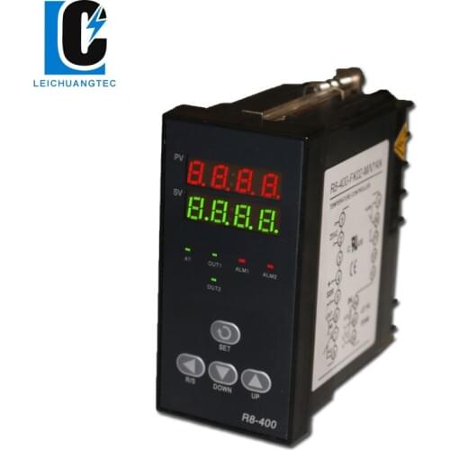 R8-400 industrial intelligent digital PID temperature controller with alarm, 48*96mm ,4-20mA or 0-10V output LeiChuang TEC new