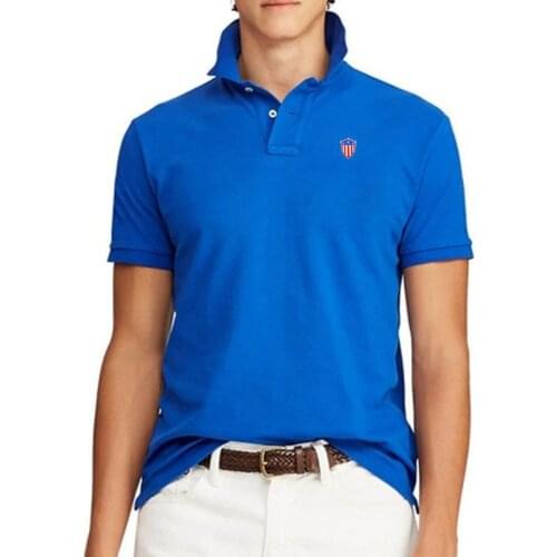 100% Cotton High Quality Summer Mens Polos Shirts Casual Sports Wear Short Sleeve Polos Homme Fashion Clothing Male Logo Tops