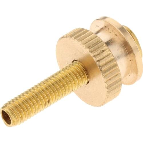 Guitar Bridge Pins Brass Guitar Strings Fixed for 6 String Guitar Golden