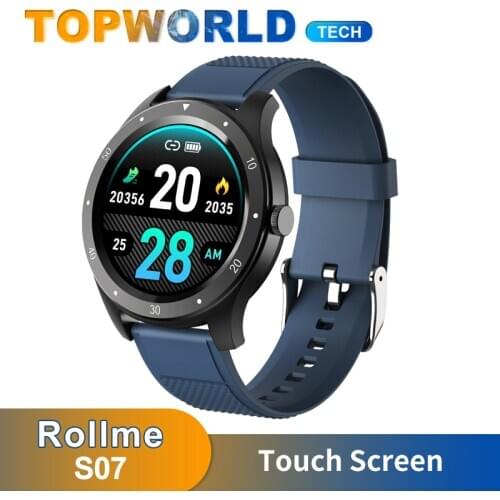 Rollme S07 Smart Watches 1.3inch Full Touch Screen Heart Rate IP67 Waterproof Smartwatch For Android IOS