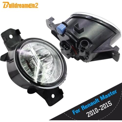 Buildreamen2 For Renault Master 3 / III 2010 2011 2012 2013 2014 2015 Car H11 4000LM LED Bulb Right + Left Fog Light DRL 12V