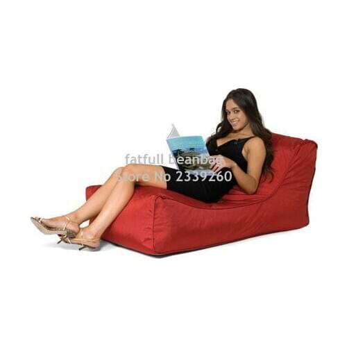 COVER ONLY , no filler -Red home furniture sofa bed, outdoor and living room bean bag chair