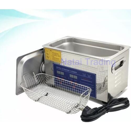 Ultrasonic cleaner stainless steel 120W 4.5L diesel injector cleaning machine for Bosch Denso Delphi injector repair tool