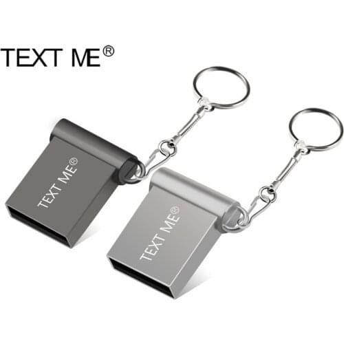 TEXT ME mini metal model usb2.0 4GB 8GB 16GB 32GB 64GB pen drive USB flash drive creative