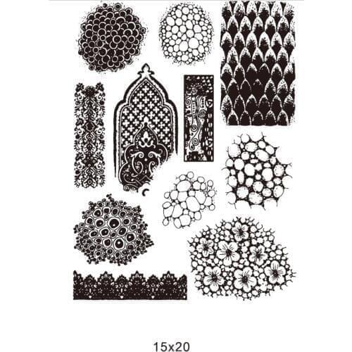 Background Transparent Clear Silicone Stamp Seal for DIY scrapbooking photo album Decorative clear stamps