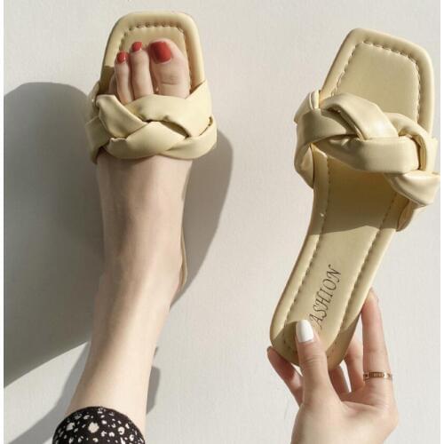 2020 Beach Women Slippers Sandals Women Slippers Flat Heel Casual Ladies Shoes Outdoor Female Slides tong femme mules a talon